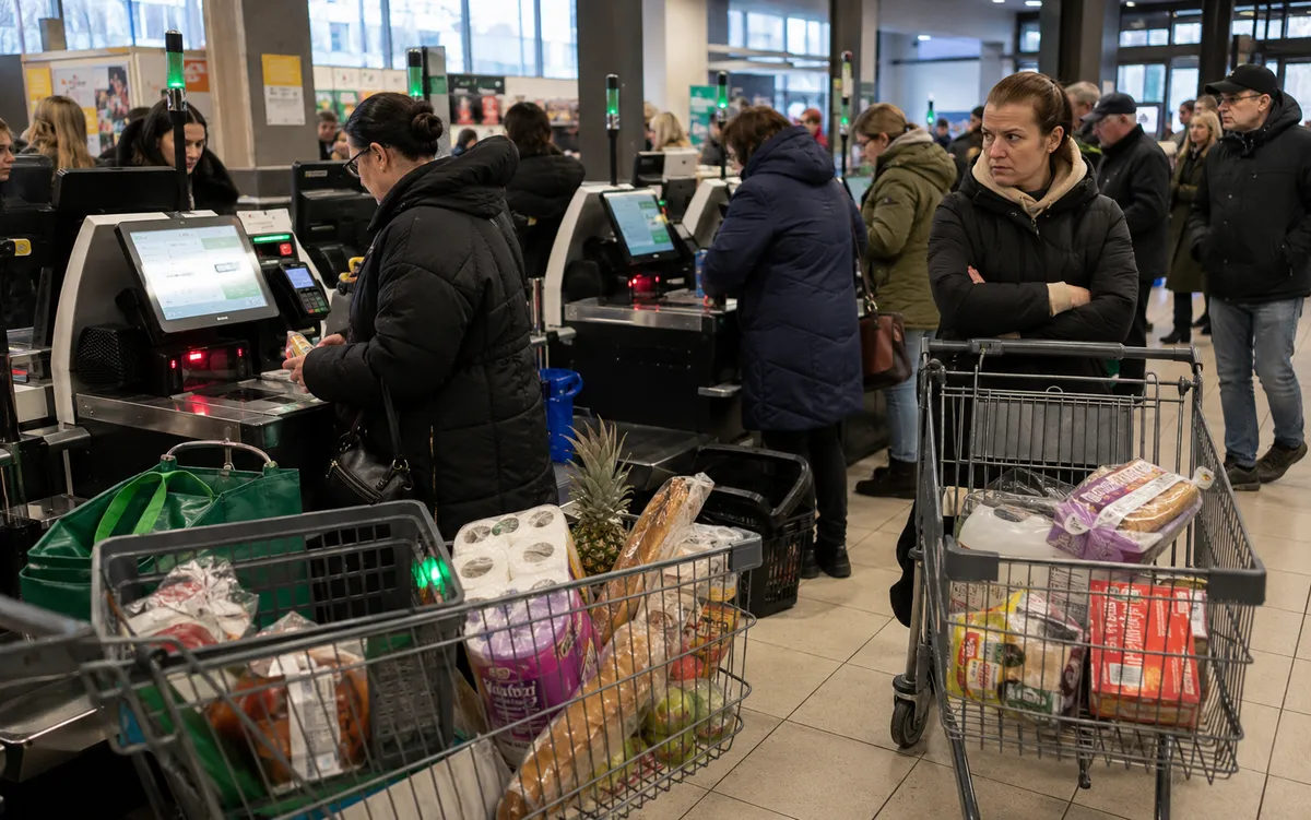 Eilės savitarnos kasose