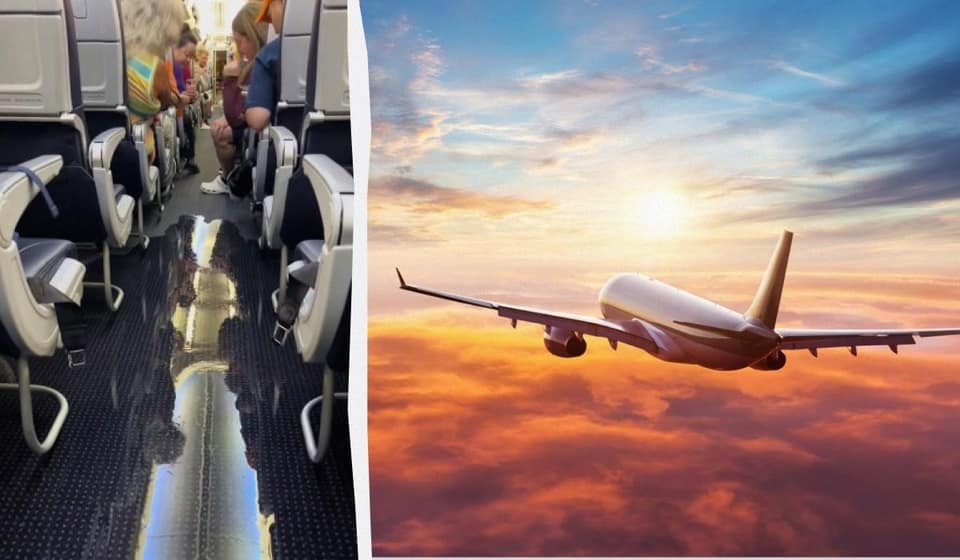 Lėktuve pasipylė vanduo iš tualeto