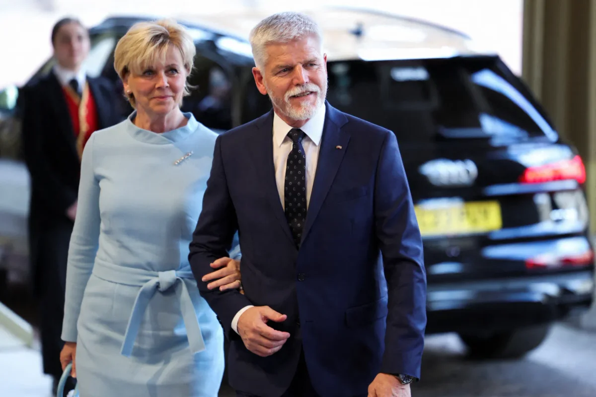 Petras Pavelas su žmona / Reuters/Henry Nicholls nuotr.