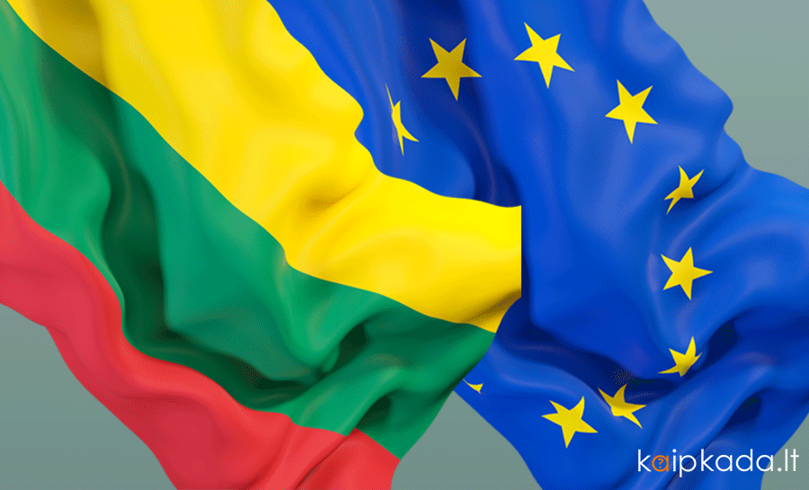 Kada Lietuva istojo i ES Europos Sajunga