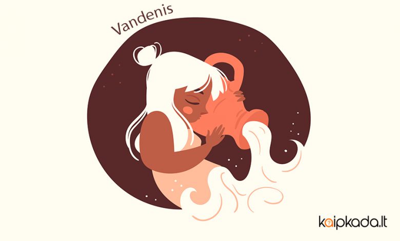 Vandenis zodiako zenklas