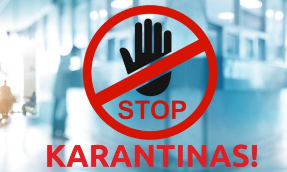 Sužinokite, iki kada pratęstas karantinas 1 karantinas stop