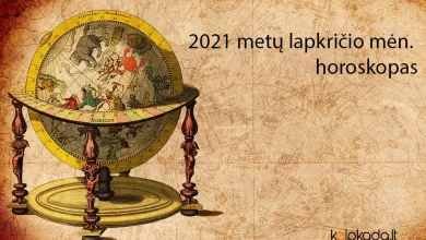 Lapkricio menesio horoskopas 2021