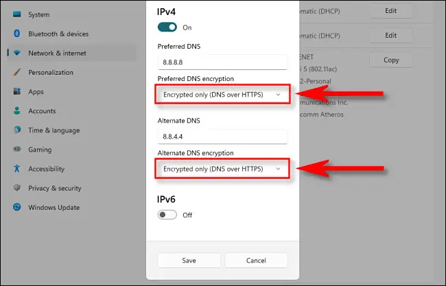 DNS serveriu keitimas Windows 11 7 DNS serveriu keitimas Windows 11 7