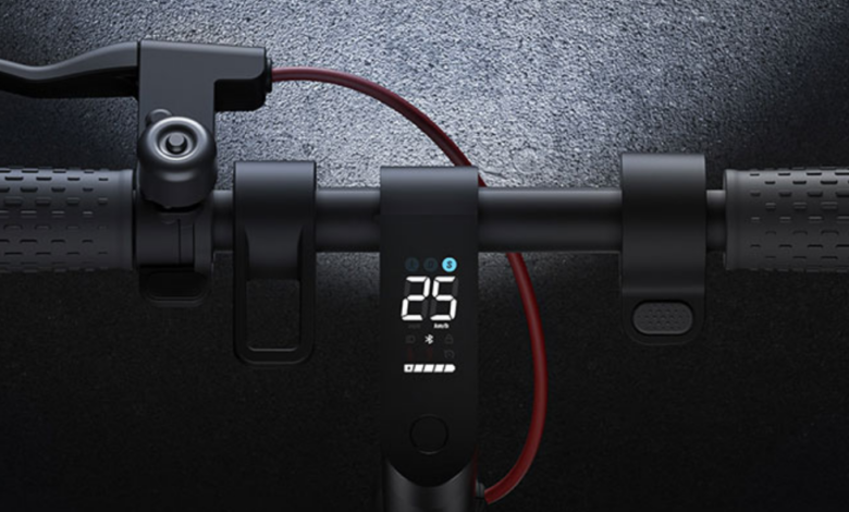 "Xiaomi" pristatė pigų elektrinį paspirtuką jauniems vartotojams 1 Mijia Electric Scooter 3 Youth Edition paspiruko ekranas