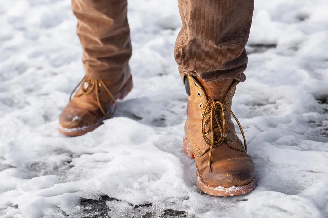 Odinių batų priežiūra žiemą