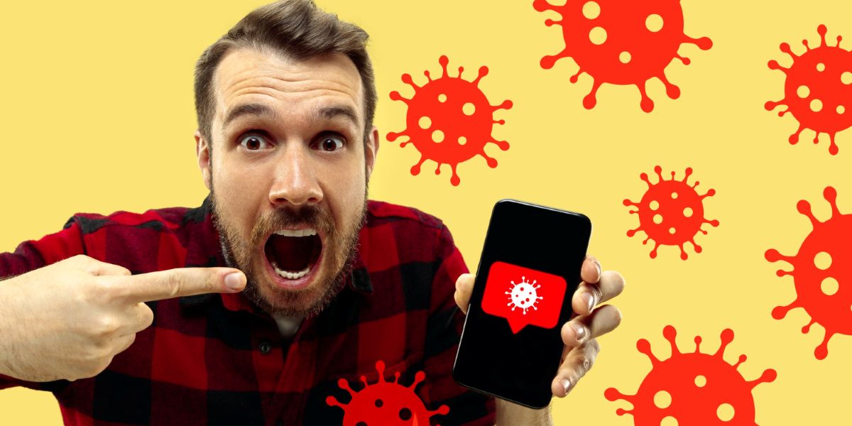Telefonas užsikrėtęs virusais