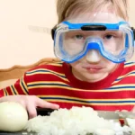 Ašaros pjaustant svogūną