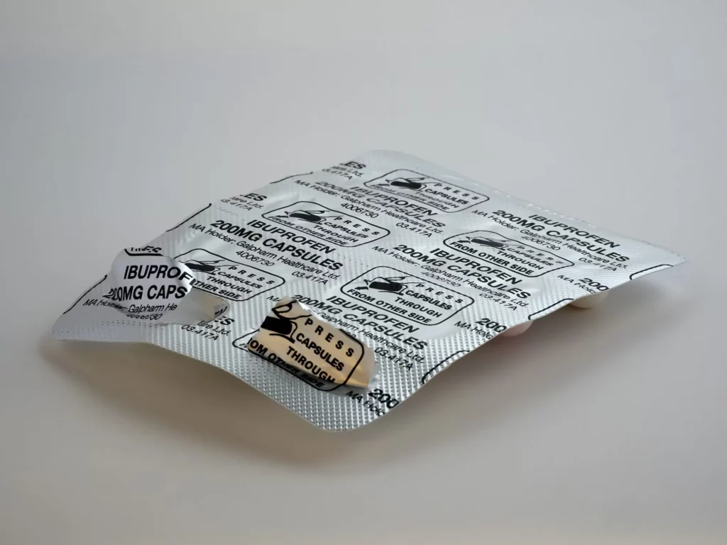 Ibuprofeno kapsulės