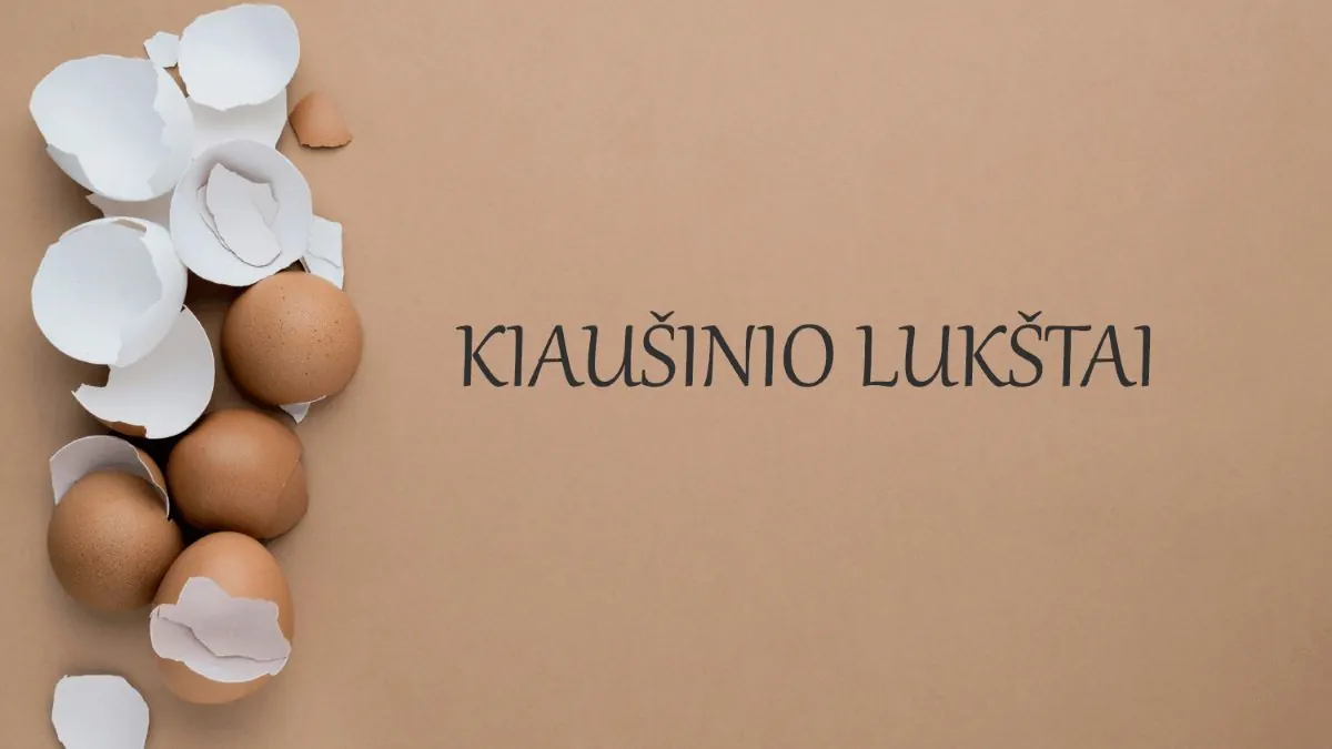 Kas bus jeigu suvalgysite kiaušinio lukštą