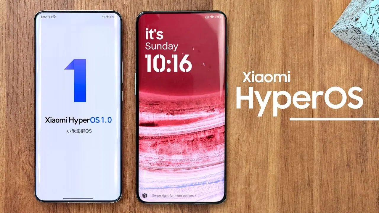 HyperOS Xiaomi telefonų sąrašas