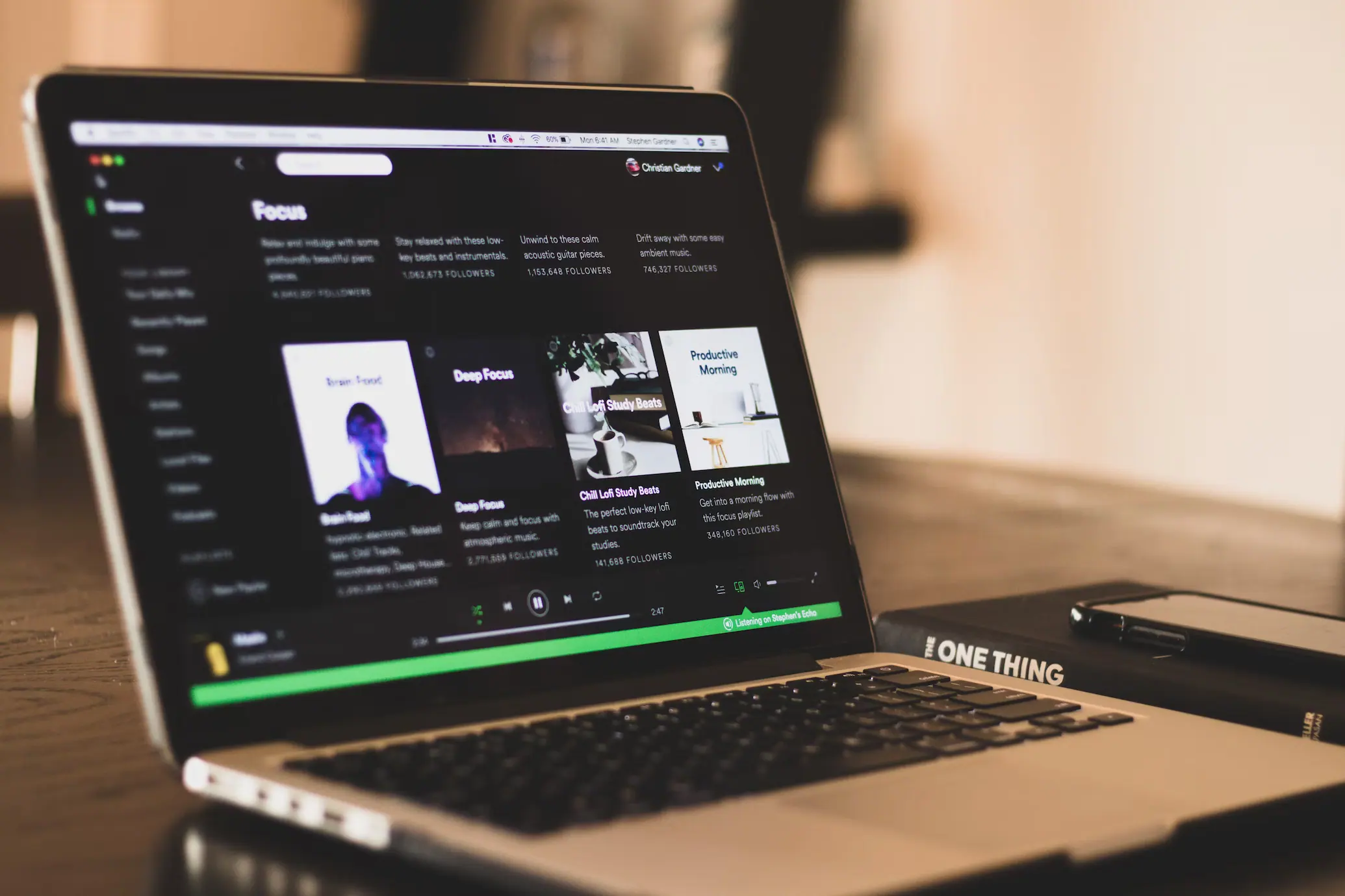 Spotify premium audioknygos