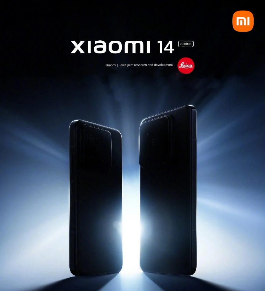 Xiaomi 14 telefonų pristatymas