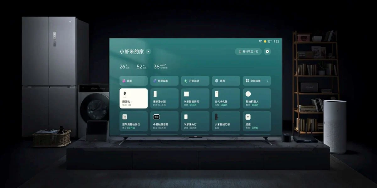 Xiaomi televizorius su hyperos 2