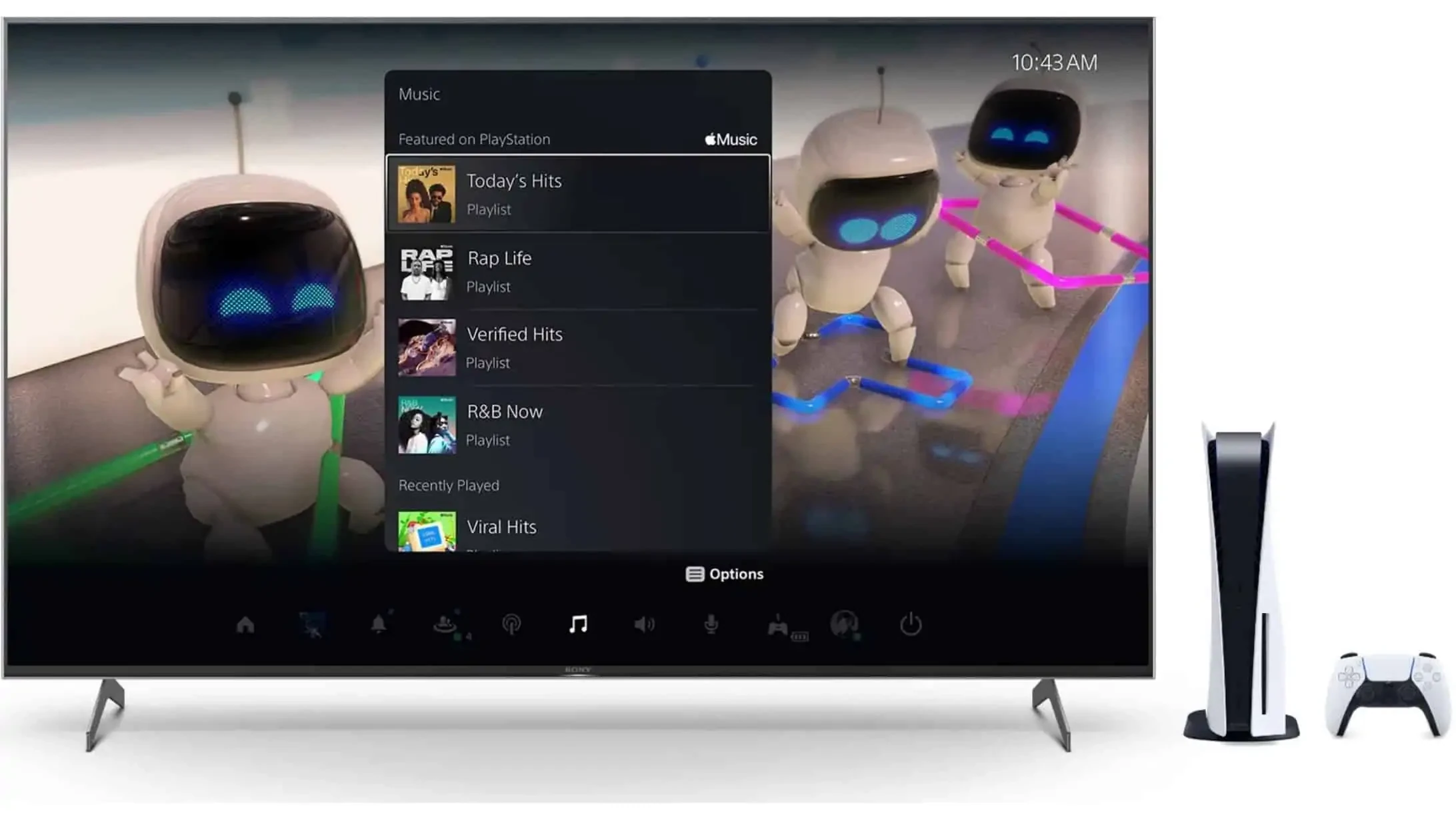 Apple Music ir Playstation 5