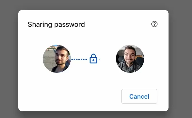 Dalintis slaptažodžiu chrome 3