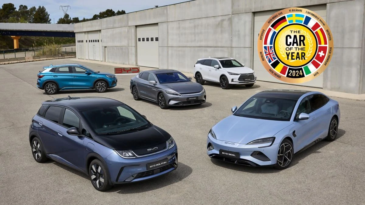 Europos metų automobiliai 2024 sąrašas