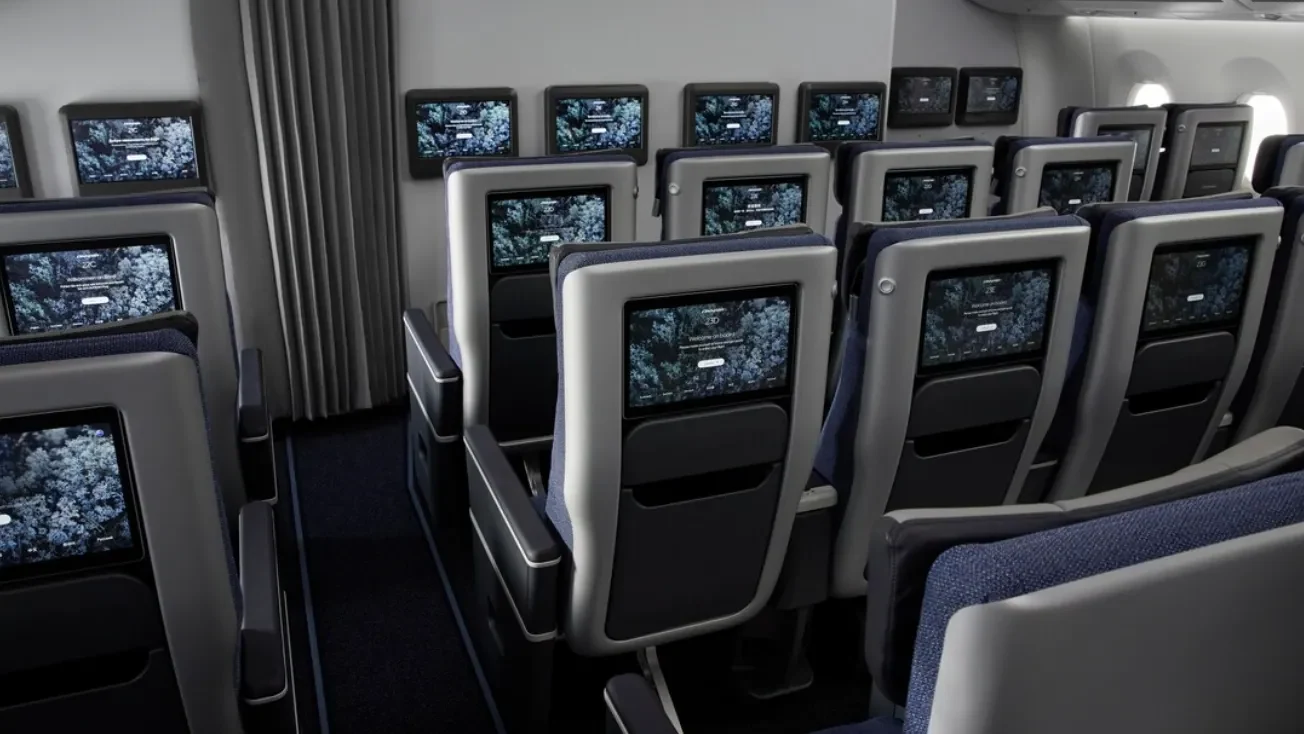 Finnair transliacijų paketas skrydžio metu / Finnair nuotr.