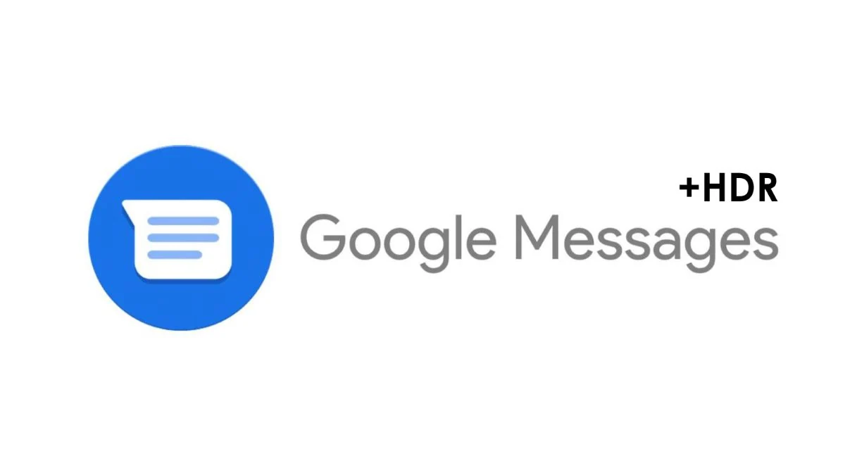 Google Messages telefone + HDR