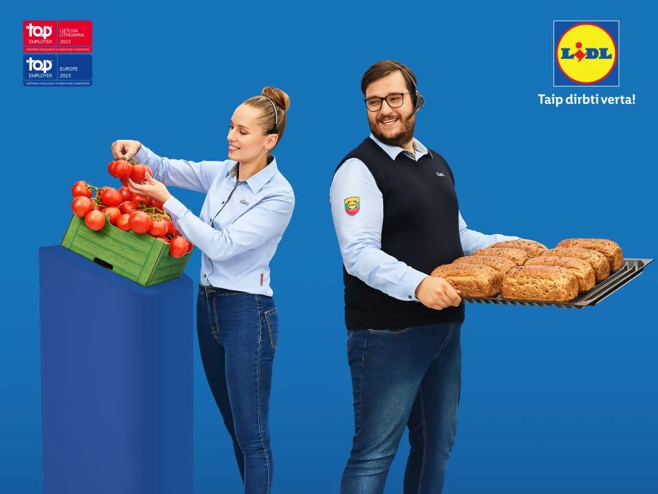 Lidl skatina darbuotojus