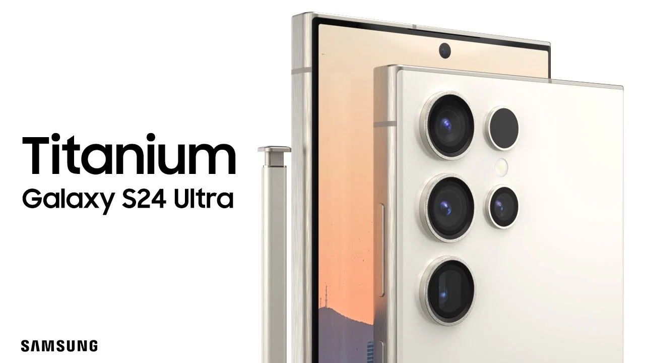 Samsung Galaxy S24 Ultra su titano rėmeliu