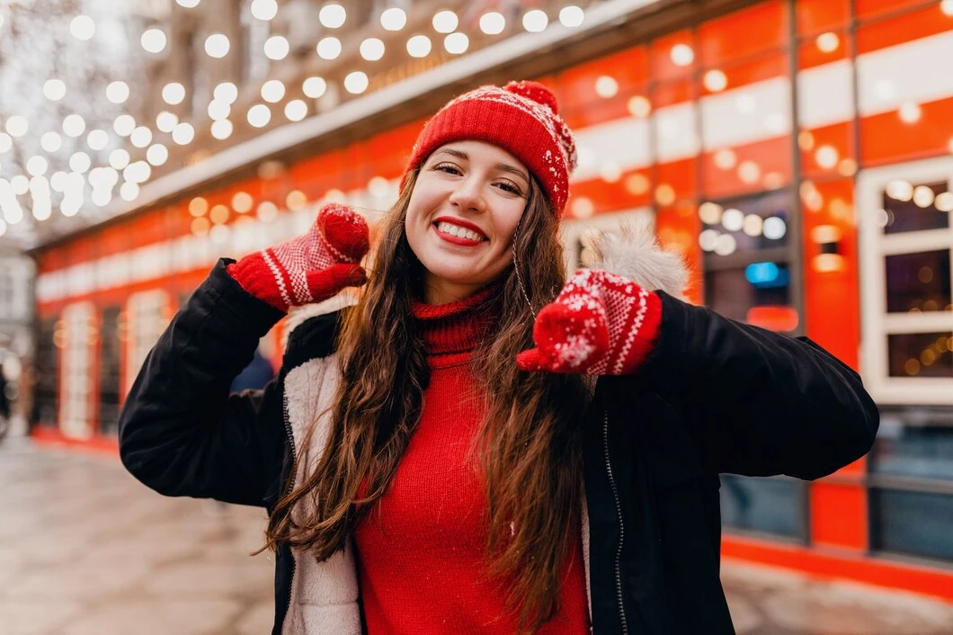 Žiemos tendencijos raudona spalva