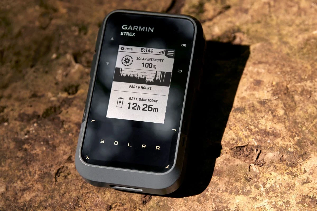 Nešiojamasis GPS navigatorius Garmin eTrex Solar