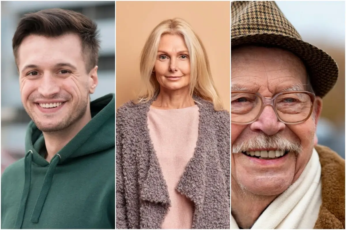 Skirtingi senatvės amžiai