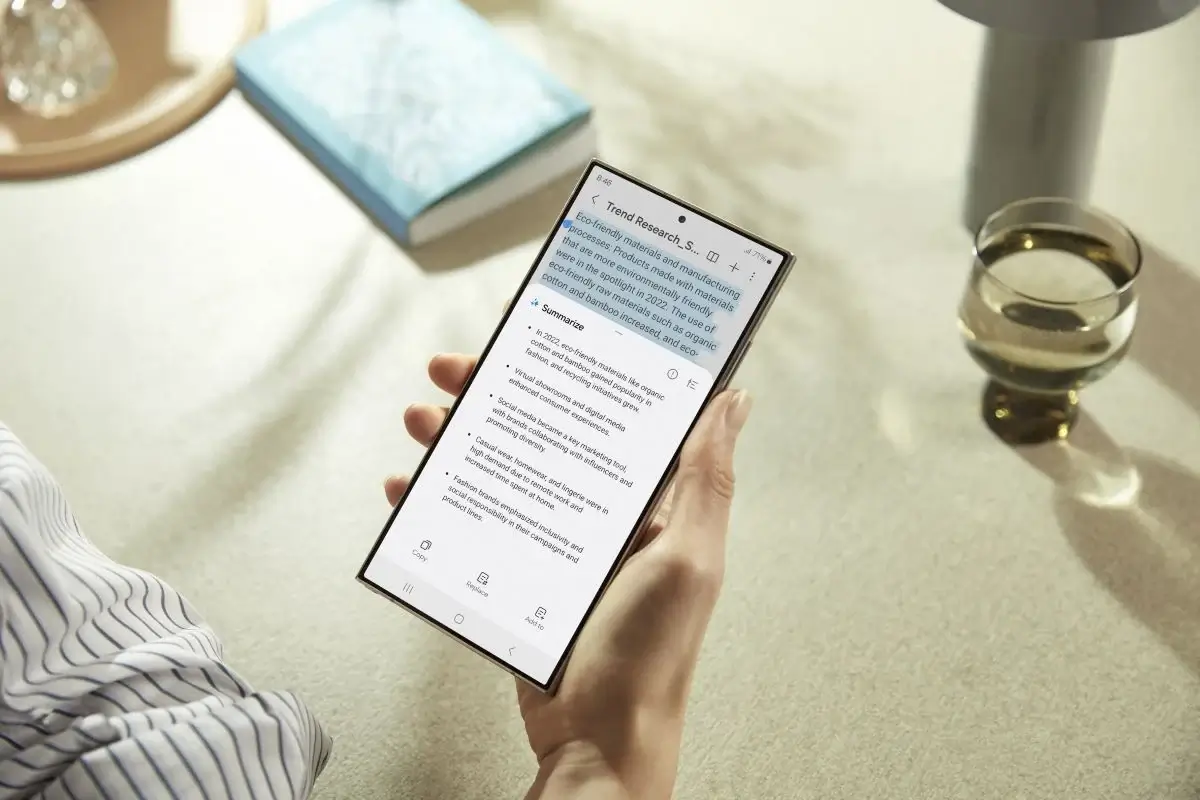 Galaxy s24 ultra dirbtinis intelektas, samsung nuotr
