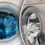 Rūbų išėmimas iš skalbimo mašinos