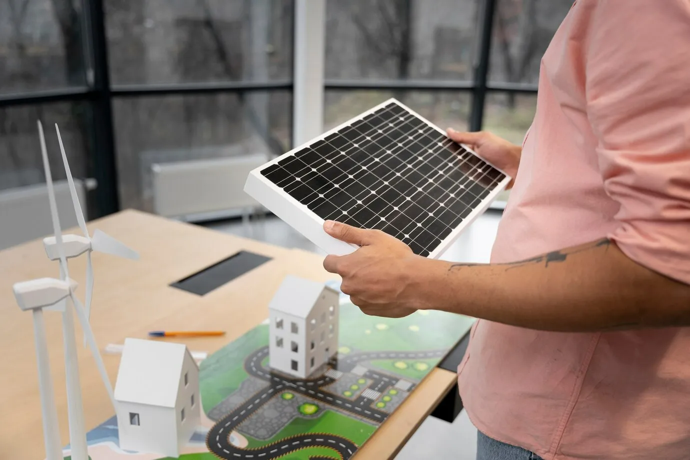 Saulės elektrinės įrengimas namams