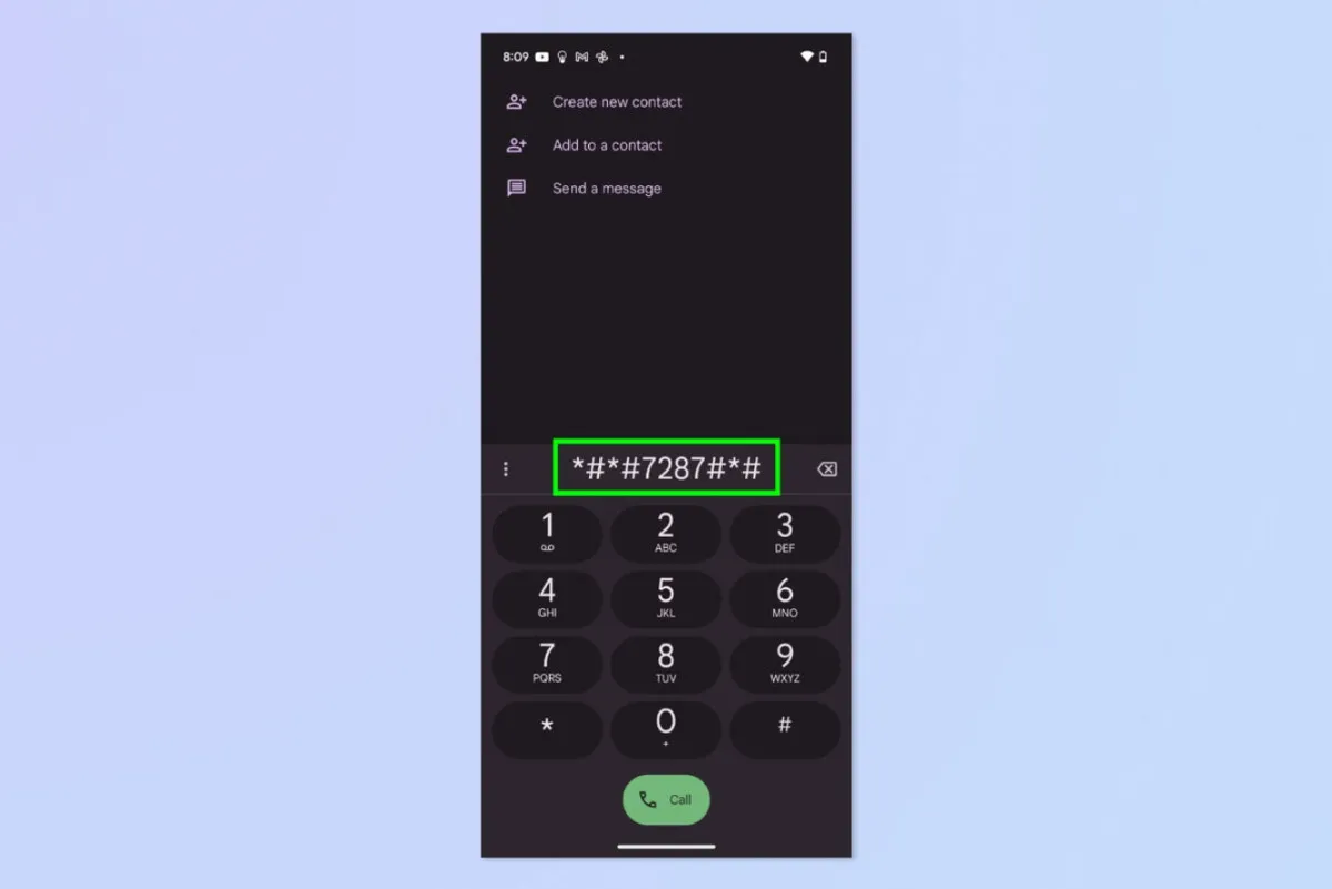 Google pixel slaptas meniu 2