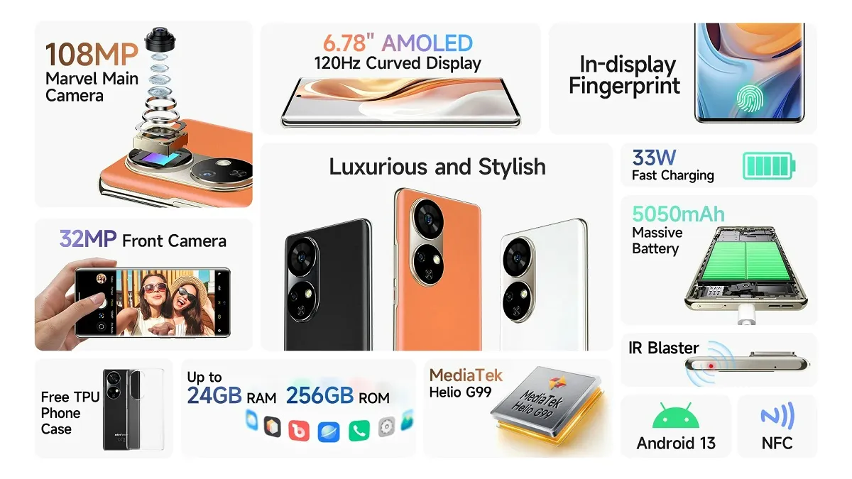 Note 17 Pro specifikacijos
