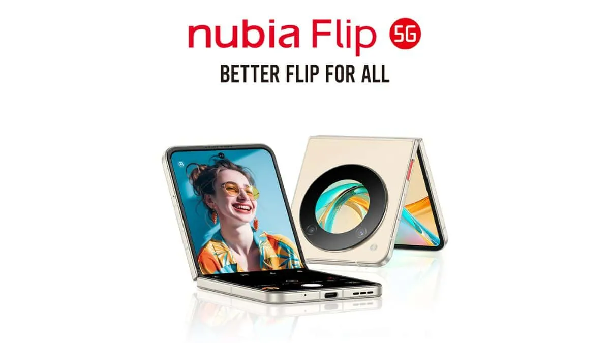 Nubia Flip 5G - sulankstomas telefonas