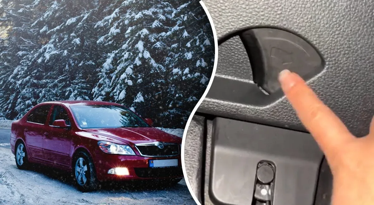 Slaptas mygtukas automobilio bagažinėje