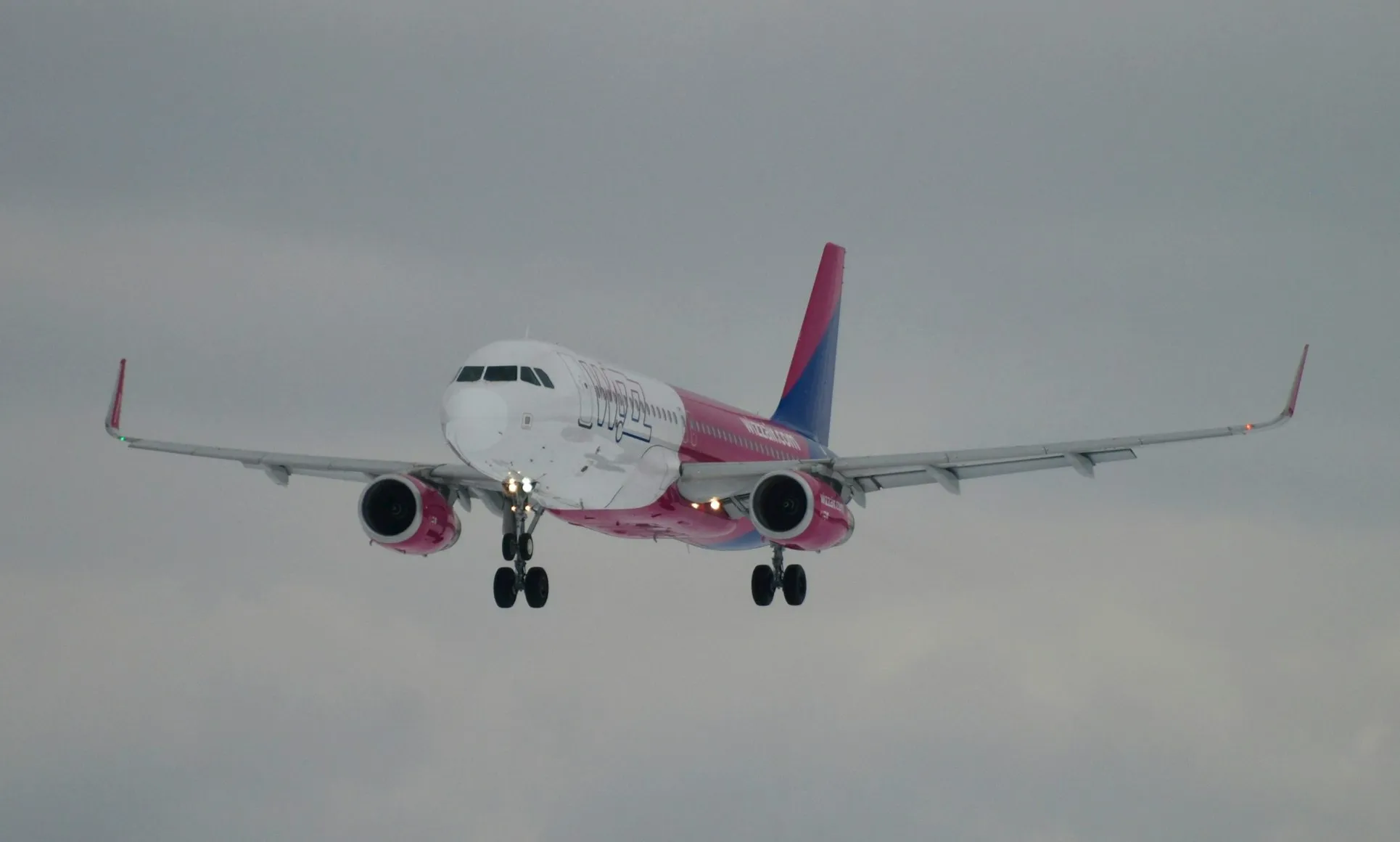WizzAir lėktuvas