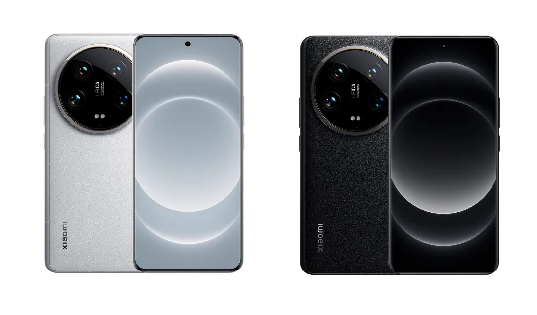 Xiaomi 14 Ultra baltos ir juodos spalvų
