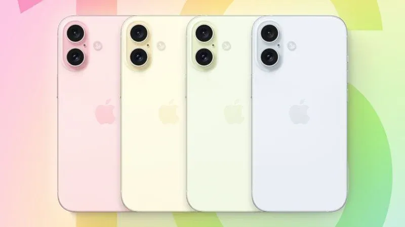 Iphone 16 galimos spalvos