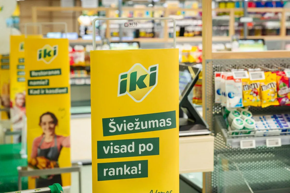 "Iki" parduotuvės asortimentas