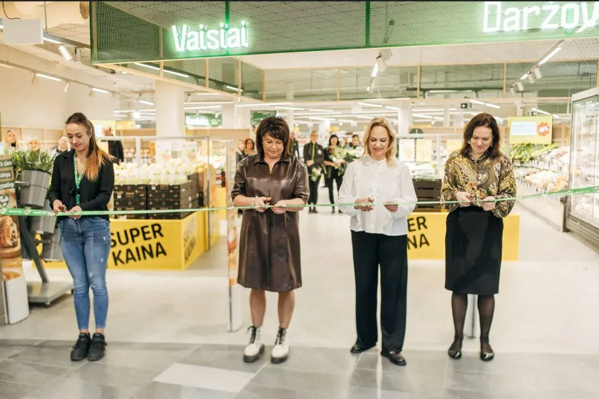 "Iki" parduotuvės atidarymas / "iki" nuotr.