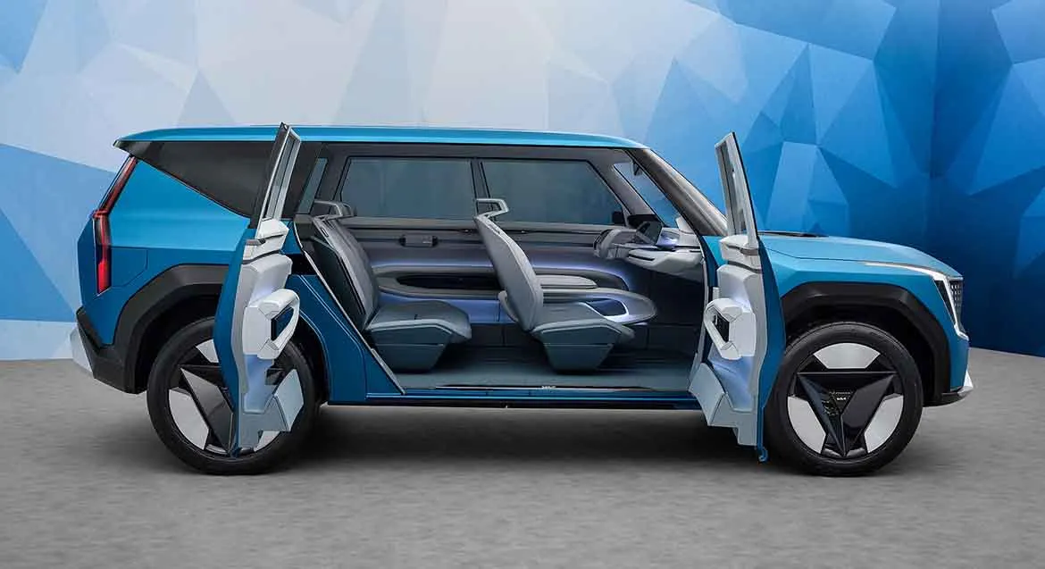 Kia EV9 geriausias pasaulyje elektromobilis