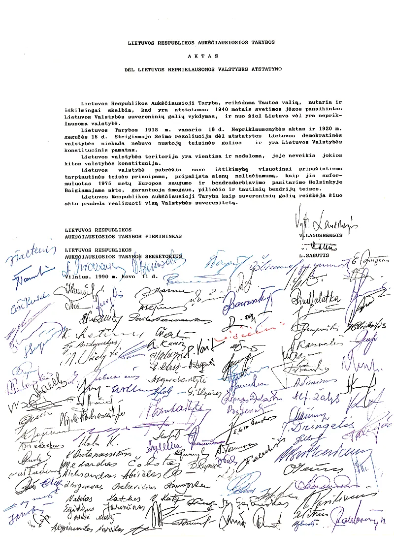 Kovo 11 d. aktas