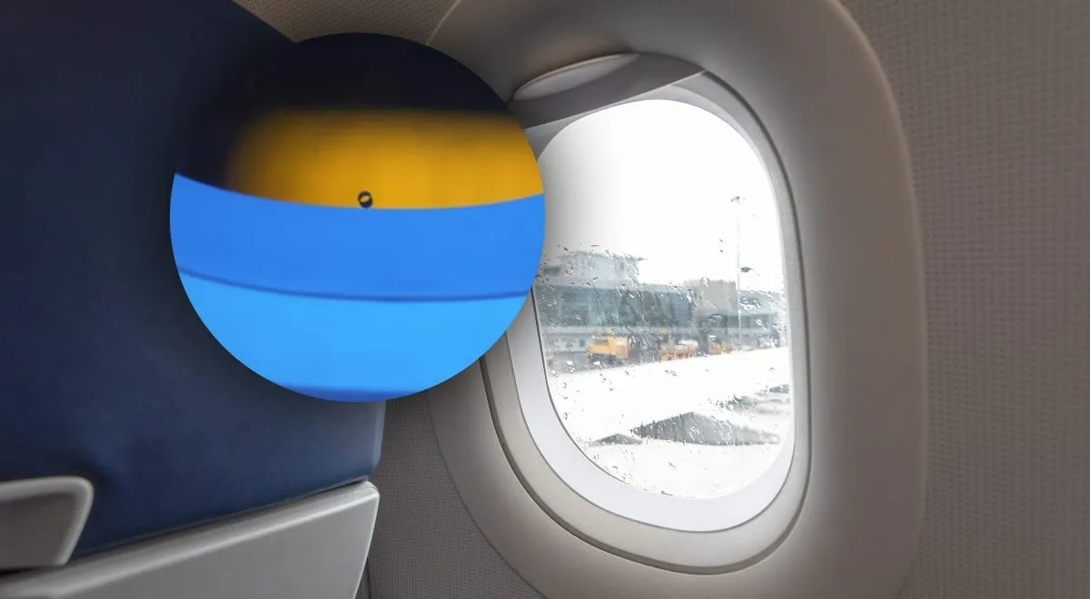 Mažos skylutės lėktuvų languose