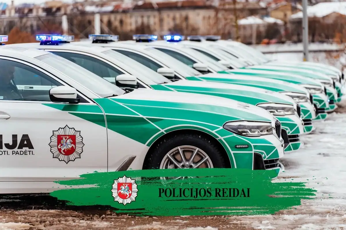 Policijos reidai kovo mėnesį