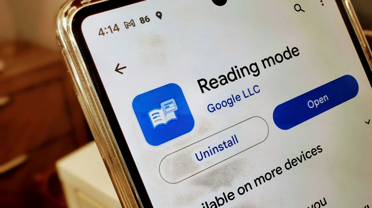 Reading mode programėlė