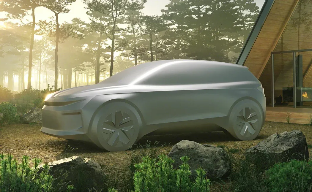 Škoda pirmą kartą parodė naujojo elektrinio krosoverio Elroq interjerą 2