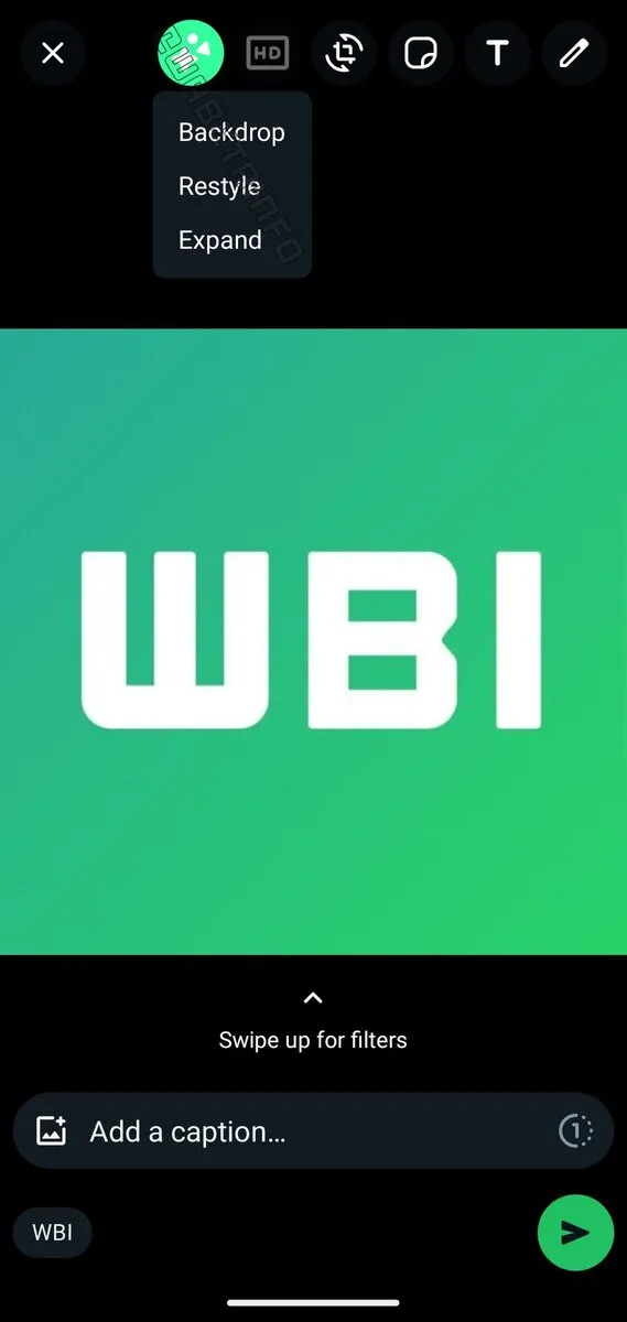 WhatsApp nuotraukų redagavimo funkcijos