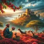 Nuo legendos iki kavos pupelės / DI sugeneruota nuotr.