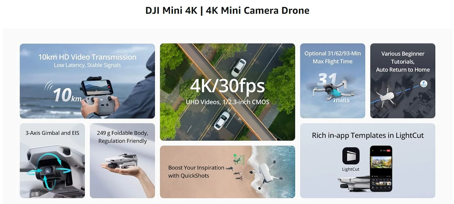 DJI Mini 4K dronas