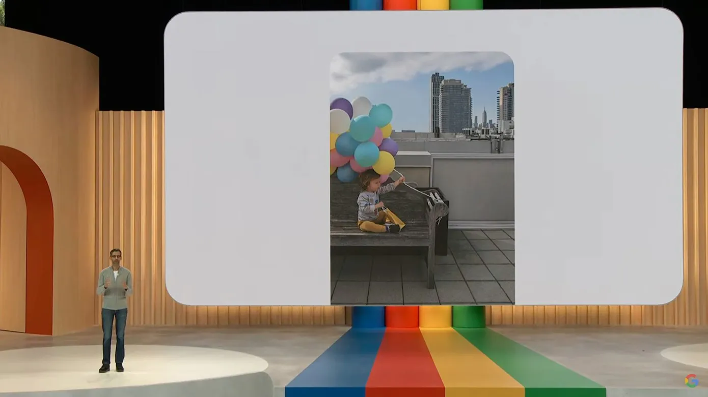 Google Photos AI funkcijos nemokamai / Google I/O nuotr.